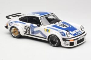 Porsche 911 934 #58 B. Wollek / P. Gurdjian Kremer Racing Winners Group 4 24 Hours of Le Mans 1977 Minichamps 1:18 155776458  — billede 4 af 6