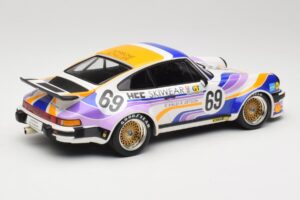 Porsche 911 934 Schiller Racing Team #69 R. Haldi / H. Vetsch 24 Hours of Le Mans 1976 Minichamps 1:18 155766469 Metal — billede 2 af 6