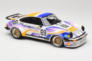 Porsche 911 934 Schiller Racing Team #69 R. Haldi / H. Vetsch 24 Hours of Le Mans 1976 Minichamps 1:18 155766469 Metal — billede 4 af 6