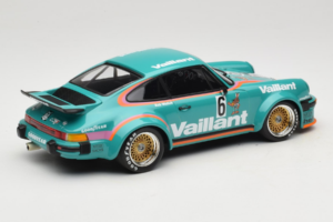 Porsche 911 934 Vaillant #6 B. Wollek Winner Norisring DRM 1976 Minichamps 1:18 155766406 Metal — billede 2 af 6
