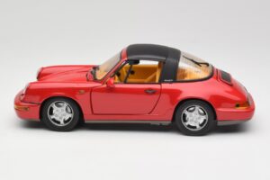 Porsche 911 964 Carrera 2 Targa Rød Anson 1:18 30305-W Metal — billede 4 af 8