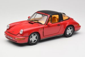 Porsche 911 964 Carrera 2 Targa Rød Anson 1:18 30305-W Metal