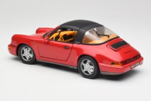 Porsche 911 964 Carrera 2 Targa Rød Anson 1:18 30305-W Metal — billede 7 af 8