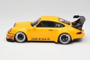 Porsche 911 964 RWB Keema Yellow GT Spirit 1:18 GT492 Resin — billede 3 af 6