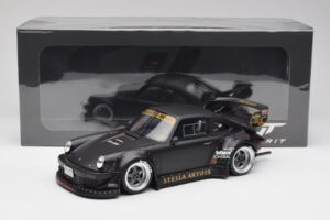 Porsche 911 964 RWB Stella Artois Bumper Delete GT Spirit 1:18 GT918 Resin — billede 6 af 6