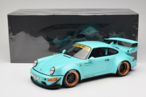 Porsche 911 964 RWB Tiffany GT Spirit 1:12 GT951 Resin — billede 6 af 6