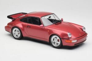 Porsche 911 964 Turbo Rød Minichamps 1:18 155069102 Metal — billede 4 af 6