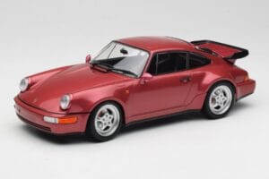 Porsche 911 964 Turbo Rød Minichamps 1:18 155069102 Metal