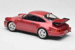 Porsche 911 964 Turbo Rød Minichamps 1:18 155069102 Metal — billede 5 af 6