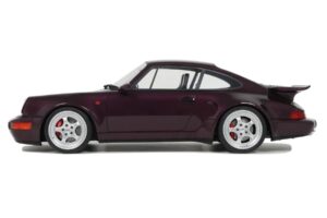 Porsche 911 964 Turbo S Lilla GT Spirit 1:18 GT499 Resin — billede 3 af 5
