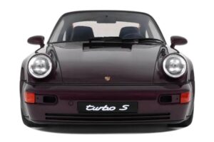 Porsche 911 964 Turbo S Lilla GT Spirit 1:18 GT499 Resin — billede 4 af 5