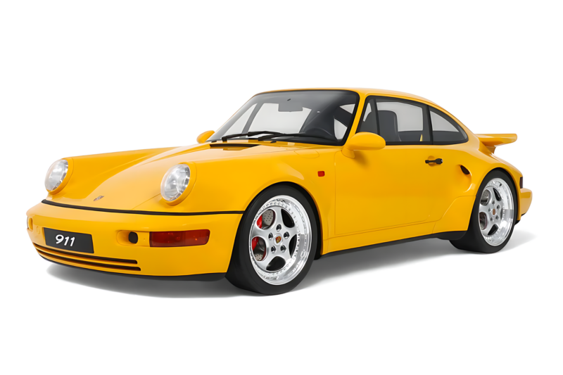 Porsche 911 964 Turbo S Speed Yellow GT Spirit 1:8 GTS801701 Resin