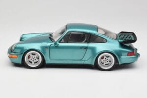 Porsche 911 964 Turbo Wimbledon Green Metallic Solido 1:18 S1803407 Metal — billede 4 af 8