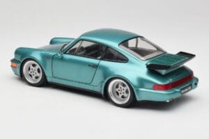 Porsche 911 964 Turbo Wimbledon Green Metallic Solido 1:18 S1803407 Metal — billede 7 af 8