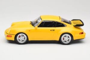 Porsche 911 964 Turbo Gul Minichamps 1:18 155069100 Metal — billede 3 af 6