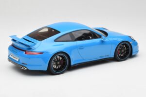 Porsche 911 991 Carrera 4S Aerokit Blå GT Spirit 1:18 GT085 Resin — billede 2 af 6