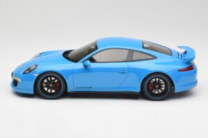 Porsche 911 991 Carrera 4S Aerokit Blå GT Spirit 1:18 GT085 Resin — billede 3 af 6