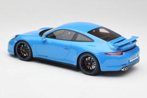 Porsche 911 991 Carrera 4S Aerokit Blå GT Spirit 1:18 GT085 Resin — billede 5 af 6