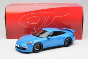 Porsche 911 991 Carrera 4S Aerokit Blå GT Spirit 1:18 GT085 Resin — billede 6 af 6