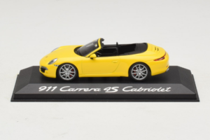 Porsche 911 991 Carrera 4S Cabriolet Gul Minichamps 1:43 WAP0201120C Metal