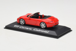 Porsche 911 991 Carrera Cabriolet Rød Minichamps 1:43 WAP0200120C Metal — billede 3 af 4