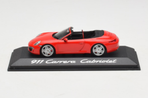 Porsche 911 991 Carrera Cabriolet Rød Minichamps 1:43 WAP0200120C Metal