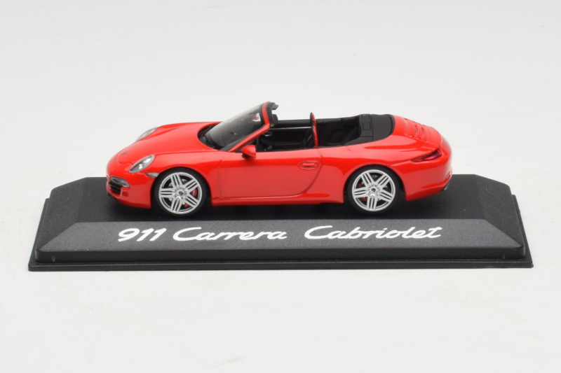 Porsche 911 991 Carrera Cabriolet Rød Minichamps 1:43 WAP0200120C Metal