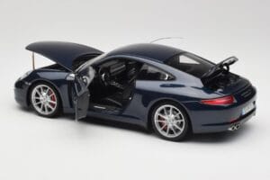 Porsche 911 991 Carrera S Blue Metallic Minichamps 1:18 WAP0210200C Metal — billede 5 af 8
