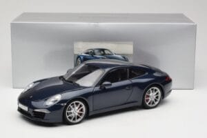 Porsche 911 991 Carrera S Blue Metallic Minichamps 1:18 WAP0210200C Metal — billede 8 af 8