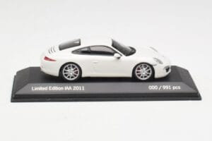Porsche 911 991 Carrera S Hvid IAA Frankfurt 2011 Minichamps 1:43 WAX20100090 Metal — billede 3 af 5