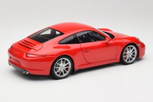 Porsche 911 991 Carrera S Guards Rød Minichamps 1:18 100061020 Metal — billede 3 af 8