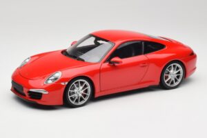 Porsche 911 991 Carrera S Guards Rød Minichamps 1:18 100061020 Metal