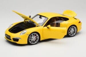 Porsche 911 991 Carrera S Racing Yellow Minichamps 1:18 100061021 Metal — billede 2 af 8