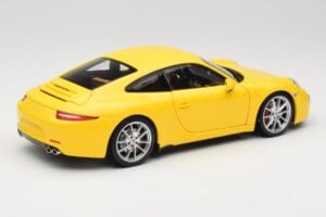 Porsche 911 991 Carrera S Racing Yellow Minichamps 1:18 100061021 Metal — billede 3 af 8