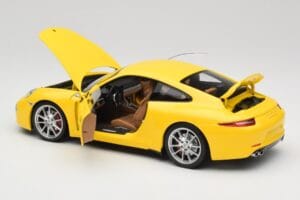 Porsche 911 991 Carrera S Racing Yellow Minichamps 1:18 100061021 Metal — billede 5 af 8
