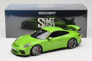 Porsche 911 991 GT3 Grøn Shmee150 Minichamps 1:18 110067025 Metal — billede 8 af 8