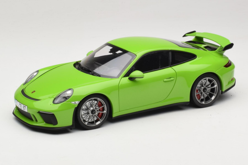 Porsche 911 991 GT3 Grøn Shmee150 Minichamps 1:18 110067025 Metal