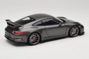 Porsche 911 991 GT3 Grey Metallic Minichamps 1:18 110062720 Metal — billede 3 af 8