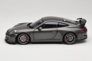 Porsche 911 991 GT3 Grey Metallic Minichamps 1:18 110062720 Metal — billede 4 af 8