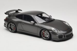 Porsche 911 991 GT3 Grey Metallic Minichamps 1:18 110062720 Metal — billede 6 af 8
