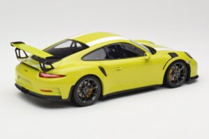 Porsche 911 991.1 GT3 RS Lizard Green & Stripes Minichamps 1:18 155066224 Metal — billede 2 af 6
