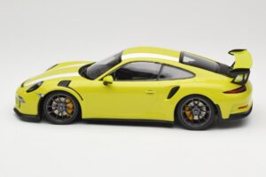 Porsche 911 991.1 GT3 RS Lizard Green & Stripes Minichamps 1:18 155066224 Metal — billede 3 af 6