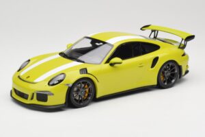 Porsche 911 991.1 GT3 RS Lizard Green & Stripes Minichamps 1:18 155066224 Metal