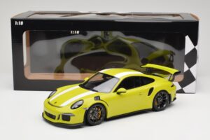 Porsche 911 991.1 GT3 RS Lizard Green & Stripes Minichamps 1:18 155066224 Metal — billede 6 af 6