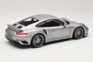 Porsche 911 991 Turbo S Sølv Minichamps 1:18 113067126 Metal — billede 3 af 8