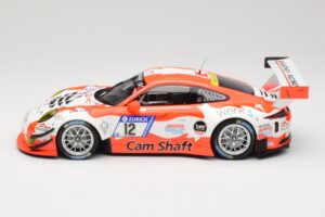 Porsche 911 991.1 GT3 R Manthey Racing #12 F. Klohs / P. Renauer 24 Hours Nurburgring 2017 Minichamps 1:18 155176912 Metal — billede 3 af 6