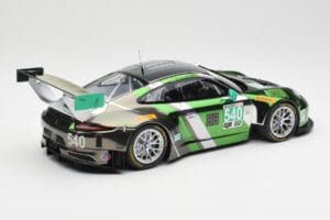 Porsche 911 991.1 GT3 R #540 Black Swan Racing P. Long / T. Pilgrim 24h Daytona 2016 Minichamps 1:18 155166540 Metal — billede 2 af 6