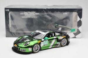 Porsche 911 991.1 GT3 R #540 Black Swan Racing P. Long / T. Pilgrim 24h Daytona 2016 Minichamps 1:18 155166540 Metal — billede 6 af 6