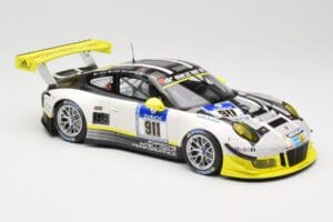 Porsche 911 991.1 GT3 R #911 Manthey Racing N. Tandy / E. Bamber 24h Nurburgring 2016 Minichamps 1:18 155166911 Metal — billede 4 af 6