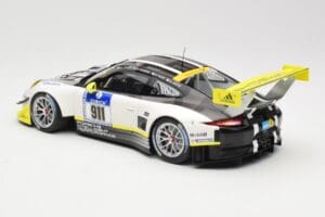 Porsche 911 991.1 GT3 R #911 Manthey Racing N. Tandy / E. Bamber 24h Nurburgring 2016 Minichamps 1:18 155166911 Metal — billede 5 af 6